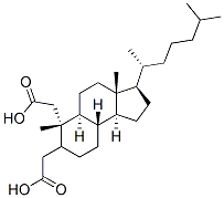 2,3-secocholestan-2,3-dioic acid Structure