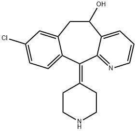 5-Hydroxy Desloratadine 化学構造式