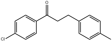 4'-クロロ-3-(4-メチルフェニル)プロピオフェノン 化学構造式