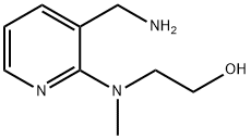2-[[3-(Aminomethyl)-2-pyridinyl](methyl)amino]-1-ethanol 结构式