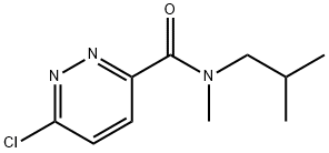 6-chloro-pyridazine-3-carboxylic acid isobutyl-methyl-amide Struktur