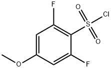 2,6-ジフルオロ-4-メトキシベンゼンスルホニルクロリド 化学構造式