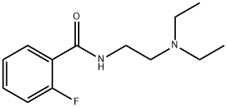 N-[2-(DiethylaMino)ethyl]-2-fluorobenzaMide, 97% 化学構造式