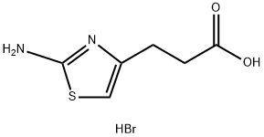 3-(2-Amino-thiazol-4-yl)-propionic acidhydrobromide,117889-74-4,结构式