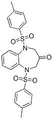 1179-18-6 1,2,4,5-Tetrahydro-1,5-bis[(4-methylphenyl)sulfonyl]-3H-1,5-benzodiazepin-3-one