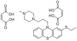 马来酸乙巯拉嗪, 1179-69-7, 结构式