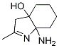 7a-aMino-3,4,5,6,7,7a-hexahydro-2-Methyl-3aH-Indol-3a-ol Struktur