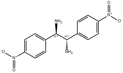 MESO-1,2-BIS(4-NITROPHENYL)ETHANE-1,2-DIAMINE Structure