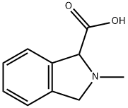 2,3-dihydro-2-Methyl-1H-Isoindole-1-carboxylic acid 化学構造式