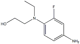2-[4-Amino(ethyl)-2-fluoroanilino]-1-ethanol 结构式