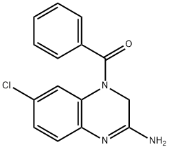 1-benzoyl-7-chloro-1,2-dihydro-3-aminoquinoxaline,117932-48-6,结构式