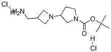 3-(3-AMINOMETHYL-AZETIDIN-1-YL)-PYRROLIDINE-1-CARBOXYLIC ACID TERT-BUTYL ESTER-2HCl 化学構造式