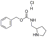 2-(Cbz-AMINOMETHYL)PYRROLIDINE-HCl 化学構造式