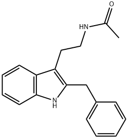 N-乙酰-2-苄基色胺,117946-91-5,结构式