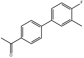 1-(4'-氟-3'-甲基-[1,1'-联苯] -4-基)乙酮,1179715-02-6,结构式