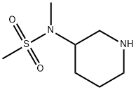 N-Methyl-N-(piperidin-3-yl)methanesulfonamide Struktur