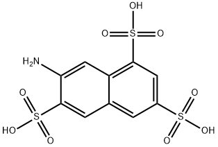2-Amino-3,6,8-naphthalenetrisulfonic acid Struktur