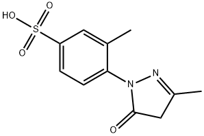 6-(4,5-dihydro-3-methyl-5-oxo-1H-pyrazol-1-yl)toluene-3-sulphonic acid 