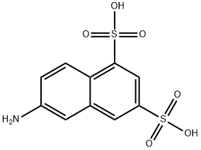 2-Naphthylamine-5,7-disulfonic acid Struktur