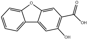2-HYDROXYDIBENZOFURAN-3-CARBOXYLIC ACID 结构式