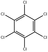 HEXACHLOROBENZENE Struktur