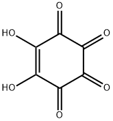 5,6-ジヒドロキシ-5-シクロヘキセン-1,2,3,4-テトラオン 化学構造式