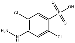 2,5-DICHLORO-4-HYDRAZINOBENZENESULFONIC ACID 结构式