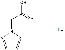 Pyrazol-1-ylacetic acid hydrochloride Structure