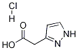 1H-吡唑-3-乙酸盐酸盐 结构式