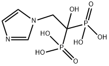 ゾレドロン酸 化学構造式