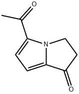 1H-Pyrrolizin-1-one, 5-acetyl-2,3-dihydro- (9CI) Structure