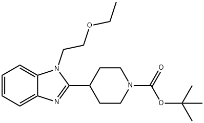 tert-butyl 4-(1-(2-ethoxyethyl)-1H-benzo[d]iMidazol-2-yl)piperidine-1-carboxylate