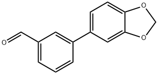 3-(苯并[D][1,3]二氧戊环-5-基)苯甲醛, 1181320-63-7, 结构式