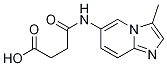 Butanoic acid, 4-[(3-MethyliMidazo[1,2-a]pyridin-6-yl)aMino]-4-oxo-,1181337-14-3,结构式