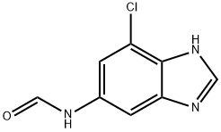 Formamide, N-(7-chloro-1H-benzimidazol-5-yl)- (9CI) Structure