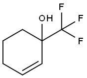 3-HYDROXY-3-(TRIFLUOROMETHYL)CYCLOHEXENE 化学構造式