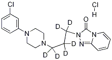 Trazodone-D6 Hydrochloride 化学構造式