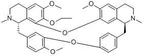 (1S)-7-エトキシ-6,6',12-トリメトキシ-2,2'-ジメチルベルバマン 化学構造式