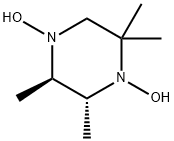 Piperazine, 1,4-dihydroxy-2,2,5,6-tetramethyl-, trans- (9CI) Struktur