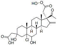 5-chloro-16-methylene-3,6,17-trihydroxypregnan-20-one-3,17-diacetate|
