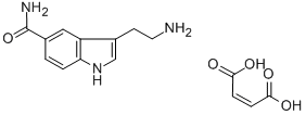 5-carboxamidotryptamine maleate salt Struktur