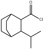 Bicyclo[2.2.2]octane-2-carbonyl chloride, 3-(1-methylethyl)- (9CI) 结构式
