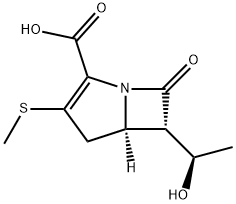 2-methylthiocarbapenem Struktur