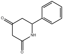 6-苯基-2,4-哌啶二酮, 118264-04-3, 结构式