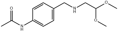N-(4-(((2,2-DiMethoxyethyl)aMino)Methyl)phenyl)acetaMide 化学構造式