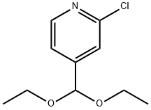 2-Chloro-4-diethoxymethyl-pyridine 结构式