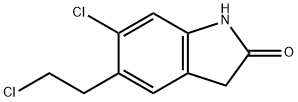 5-Chloroethyl-6-chloro-1,3-dihydro-2H-indole-2-one Structure