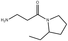3-aMino-1-(2-ethyl-1-pyrrolidinyl)-1-Propanone Struktur