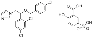Econazole sulfosalicylate 结构式
