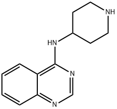 N-(哌啶-4-基)喹唑啉-4-胺 结构式